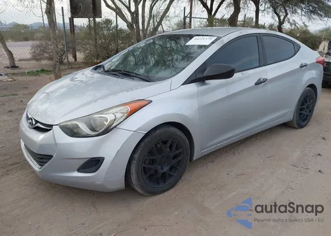 2013 Hyundai Elantra Gls z USA, uszkodzony, nr VIN 5NPDH4AE2DH343543
